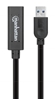 Cable USB V3.2 Ext. Tipo A 10.0M Negro, 5Gbps