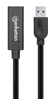 Cable USB V3.2 Ext. Tipo A  5.0M Negro, 5Gbps