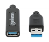 Cable USB V3.2 Ext. Tipo A  5.0M Negro, 5Gbps