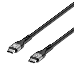 Cable USB-C V2.0, C-C 2.0M 480Mbps 240W Negro