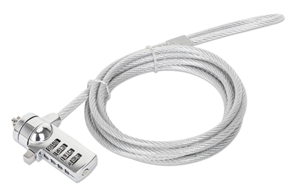 Candado Laptop Tipo-K Kensington 2.0m, combinación 4 digitos
