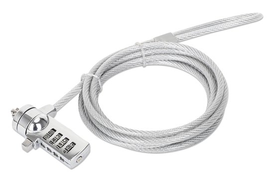 Candado Laptop Tipo-K Kensington 2.0m, combinación 4 digitos