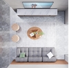Soporte TV p/pared 70kg, 43" a 100" Fijo ultradelgado