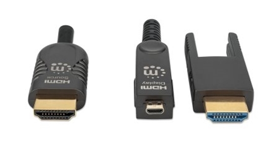 Cable HDMI Fibra Optica M-M  4K@60Hz 50.0M Conector HDMI Desmontable
