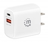 Cargador Pared  20W, USB-C PD (20W) y USB-A QC (18W)