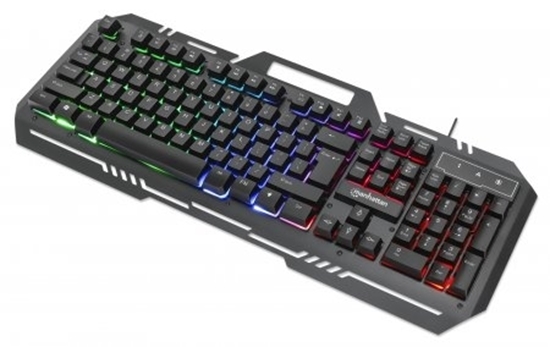 Teclado Gaming LED con pánel metálico para celular