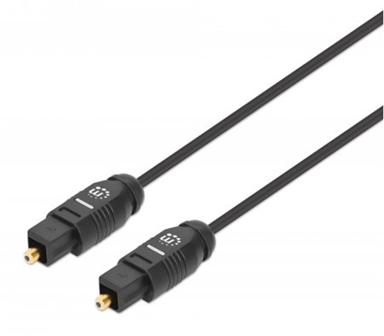 Cable Audio Toslink M-M 5.0M Negro