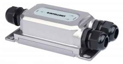 PoE Extensor 2x30W Gigabit p/exteriores IP67
