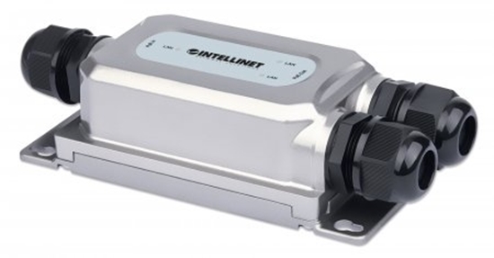 PoE Extensor 2x30W Gigabit p/exteriores IP67