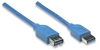 Cable USB V3.2 Ext. Tipo A  3.0M Azul, 5 Gbps