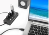HUB USB-A V3.2  4 Ptos A, Switch on/off por puerto
