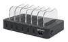 Estación de carga USB-A  6 dispositivos 50W