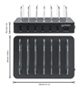 Estación de carga USB-A  6 dispositivos 50W