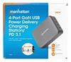 Estación de carga USB-C, 4 puertos USB-C PD, 240W