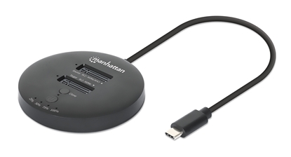 Gabinete QuickDock USB-C 2ptos SSD M.2 NVMe