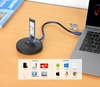 Gabinete QuickDock USB-C 2ptos SSD M.2 NVMe