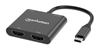 Convertidor USB-C a HDMI 2 puertos 4K - MST