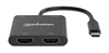 Convertidor USB-C a HDMI 2 puertos 4K - MST