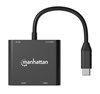 Convertidor USB-C a HDMI 2 puertos 4K - MST