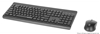 Teclado y Mouse Optico Inalambrico 2.4G Negro combo