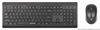 Teclado y Mouse Optico Inalambrico 2.4G Negro combo