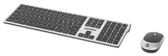 Teclado y Mouse Optico Inalambrico 2.4G Negro combo