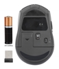 Mouse Optico Inalambrico 6 botones 2.4G Negro