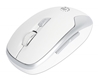 Mouse Optico Inalambrico 6 botones Diestro 2.4G Blanco