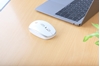 Mouse Optico Inalambrico 6 botones Diestro 2.4G Blanco
