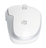 Mouse Optico Inalambrico 6 botones Diestro 2.4G Blanco
