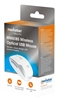 Mouse Optico Inalambrico 6 botones Diestro 2.4G Blanco