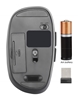 Mouse Optico Inalambrico 6 botones Diestro 2.4G Negro