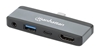 Docking USB-C  4 ptos, HDMI/USB-A/3.5mm/USB-C PD, Sin cable