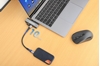 Docking USB-C  4 ptos, HDMI/USB-A/3.5mm/USB-C PD, Sin cable