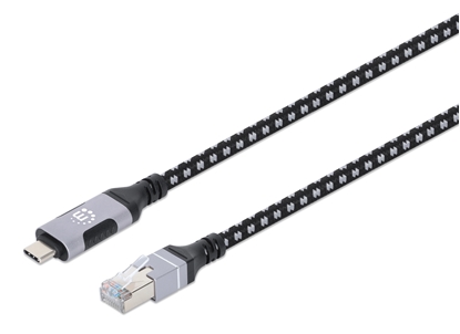 Cable USB-C V3.2 a RJ45 2M 5 Gbps Cat6 1 Gbps