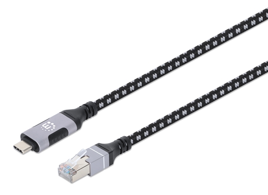 Cable USB-C V3.2 a RJ45 2M 5 Gbps Cat6 1 Gbps