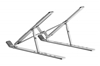 Soporte laptop p/Escritorio, de posiciones, aluminio, Premium