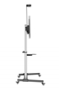 Soporte TV tipo Carro 100 kg, 60 a 80", Aluminio