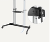 Soporte TV tipo Carro 100 kg, 60 a 80", Aluminio