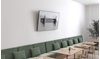 Soporte TV p/pared 75kg, 43 a 90", fijo, extensión frontal