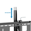 Soporte TV p/pared 75kg, 43 a 90", fijo, extensión frontal