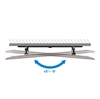 Soporte TV p/pared 75kg, 43 a 90", fijo, extensión frontal