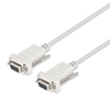 Cable Null Modem Crossover DB9H-DB9H, 2M