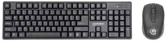 Teclado y mouse óptico inalambrico, combo