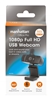 Camara Web Full HD USB Rotacion 360 Negra