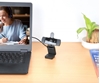 Camara Web QHD USB Auto Enfoque Cancelacion de ruido, Negra