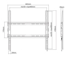 Soporte TV p/pared 45kg, 81.28 cm 177.8 cm ( 32" a 70") Fijo
