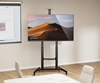 Soporte TV tipo carro 120kg, 60" a 120", manivela, altura ajustable