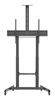 Soporte TV tipo carro 120kg, 60" a 120", manivela, altura ajustable