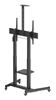 Soporte TV tipo carro 120kg, 60" a 120", manivela, altura ajustable